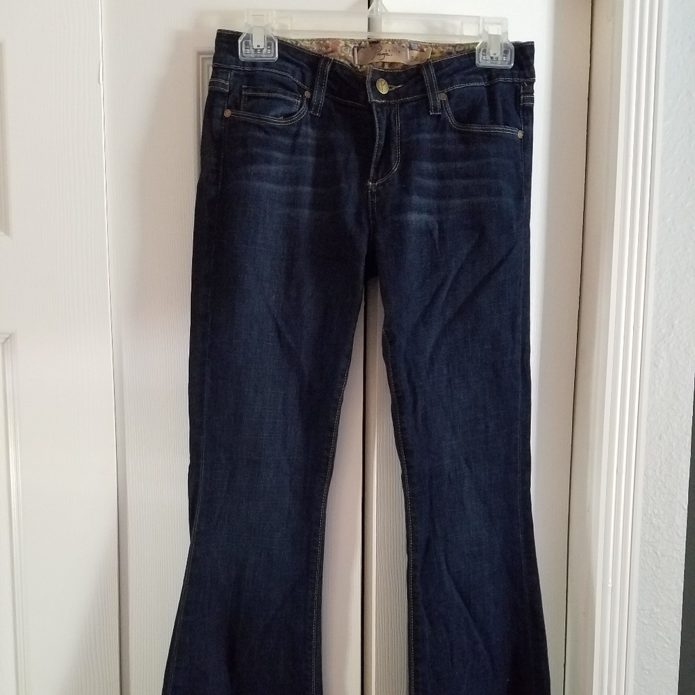 Paige Petite Flare Bell Bottom Jean
